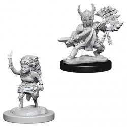 Dungeons & Dragons Nolzur's Marvelous Unpainted Miniatures Wave 6: Female Halfling Fighters,RPG (D&D и др.) / D&D Миниатюри