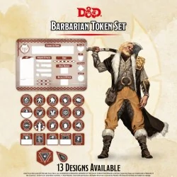 Dungeons & Dragons RPG 5th Edition: Barbarian Token Set (Player Board & 22 tokens),RPG (D&D и др.) / D&D аксесоари