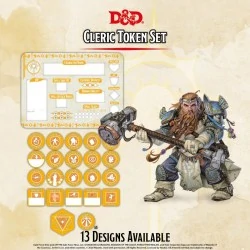 Dungeons & Dragons RPG 5th Edition: Cleric Token Set (Player Board & 22 tokens),RPG (D&D и др.) / D&D аксесоари
