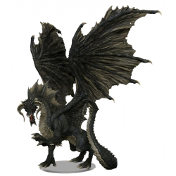 Dungeons & Dragons Fantasy Miniatures: Icons of the Realms - Adult Black Dragon Premium Figure,RPG (D&D и др.) / D&D Миниатюри / Icons of the Realms