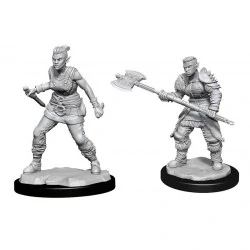 Dungeons & Dragons Nolzur`s Marvelous Miniatures: Wave 13 Female Orc Barbarian,RPG (D&D и др.) / D&D Миниатюри