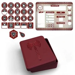 Dungeons & Dragons RPG 5th Edition: Barbarian Token Set (Player Board & 22 tokens),RPG (D&D и др.) / D&D аксесоари