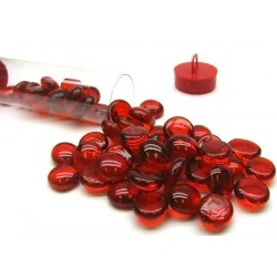 Chessex: Crystal Red Gaming Stones (40) вХоби продукти