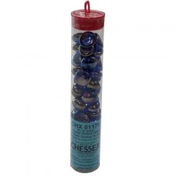 Chessex: Iridized Dark Blue Gaming Stones (40) вХоби продукти