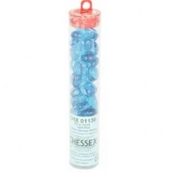 Chessex: Light Blue Gaming Stones (40) вХоби продукти