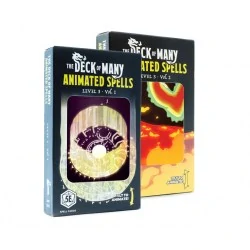 Dungeons & Dragons RPG 5th Edition: The Deck of Many Animated Spells Level 3, Vol. 1 + 2 (A-M/Ma-Z),RPG (D&D и др.) / D&D аксесоари