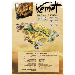 Kemet: Blood and Sand (Retail Edition, 2021) - настолна игра,MTGKEM101