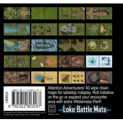 Loke Battle Mats:(6x6”, 40 pages),RPG (D&D и др.) / D&D аксесоари