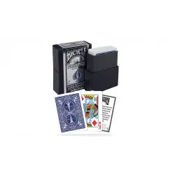 Bicycle Prestige 100% Plastic Poker Playing Card Deck - Blue Raider Back вКарти за игра