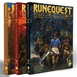 RuneQuest RPG: Roleplaying in Glorantha + Bestiary + Gamemaster Screen Pack Slipcase + PDF (Hardcover),RPG (D&D и др.) / RuneQuest RPG