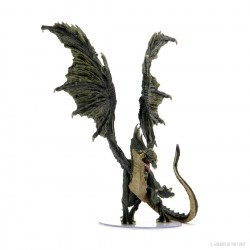 Dungeons & Dragons Fantasy Miniatures: Icons of the Realms - Adult Black Dragon Premium Figure,RPG (D&D и др.) / D&D Миниатюри / Icons of the Realms