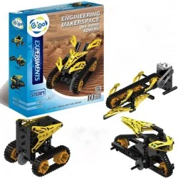 Thames & Kosmos Engineering Makerspace Off-Road Rovers STEM Experiment Kit (английско издание) - STEM експериментален комплект вSTEM & Образователни игри