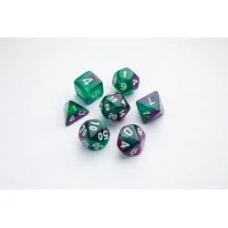 Gamegenic - Galaxy Series - Aurora - RPG Dice Set (7pcs) - комплект D&D зарове,RPG (D&D и др.) / D&D Зарове