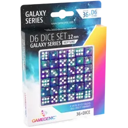 Gamegenic - Galaxy Series - Neptune - D6 Dice Set 12 mm (36 pcs) - комплект зарове,Подаръци / образователни / Подаръчни зарове