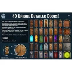 Loke Battle Mats: Big Box of Dungeon Doors (40 unique acrylic doors), RPG (D&D и др.) / D&D аксесоари