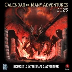 Loke Battle Mats: Calendar of Many Adventures 2025,RPG (D&D и др.) / D&D аксесоари