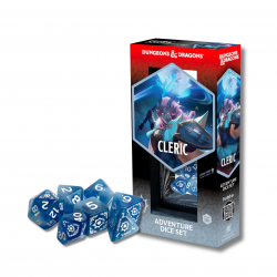 Dungeons & Dragons Adventure Dice - Cleric: Blue (14 dice), RPG (D&D и др.) / Комплекти зарове за D&D