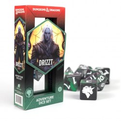Dungeons & Dragons Adventure Dice - Legend of Drizzt (7 dice), RPG (D&D и др.) / Комплекти зарове за D&D
