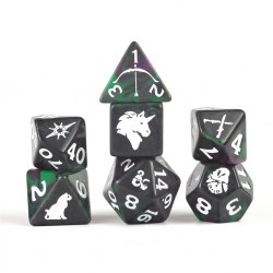 Dungeons & Dragons Adventure Dice - Legend of Drizzt (7 dice), RPG (D&D и др.) / Комплекти зарове за D&D