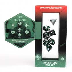 Dungeons & Dragons Adventure Dice - Legend of Drizzt (7 dice), RPG (D&D и др.) / Комплекти зарове за D&D