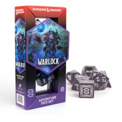 Dungeons & Dragons Adventure Dice - Warlock: Purple (16 dice), RPG (D&D и др.) / Комплекти зарове за D&D
