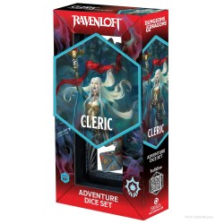 Dungeons & Dragons Adventure Dice - Cleric: Light Blue/Red(14 dice), RPG (D&D и др.) / Комплекти зарове за D&D