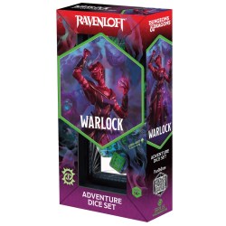 Dungeons & Dragons Adventure Dice - Warlock - Purple/Green (14 dice), RPG (D&D и др.) / Комплекти зарове за D&D