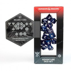 Dungeons & Dragons Adventure Dice - Rogue: Purple (15 dice), RPG (D&D и др.) / Комплекти зарове за D&D