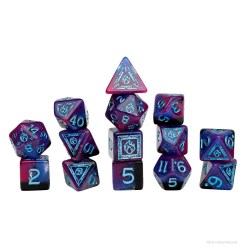 Dungeons & Dragons Adventure Dice - Warlock: Purple/Green (14 dice), RPG (D&D и др.) / Комплекти зарове за D&D
