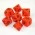 Комплект D&D зарове: Chessex Opaque - Orange w/ Black,Хоби продукти / Зарове за игри