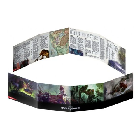 Dungeons & Dragons RPG 5th Edition: D&D DM Screen - Out of the Abyss ...