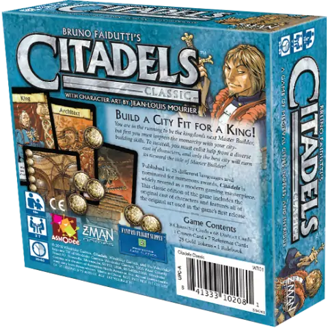 Citadels Classic (2000) - настолна игра с карти Цитадели,FFGWR01