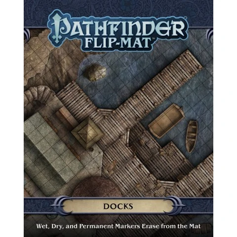Pathfinder RPG: Flip-Mat - Docks - терени за игра за D&D и други ролеви игри,RPG (D&D и др.) / D&D / Pathfinder терен / карти