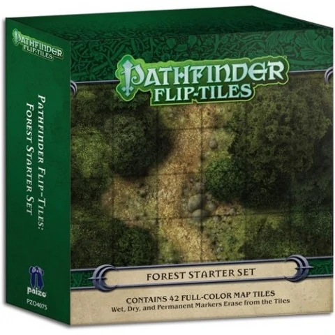 Pathfinder RPG: Flip-Tiles - Forest Starter Set - терени за игра за D&D и други ролеви игри,RPG (D&D и др.) / D&D / Pathfinder терен / карти