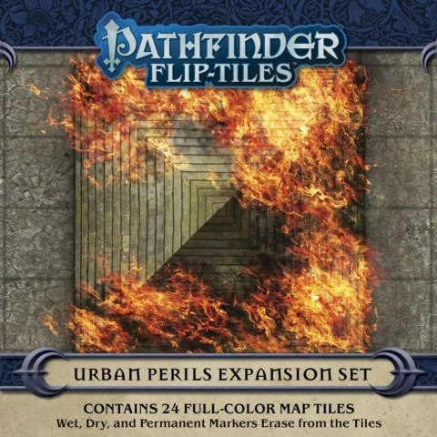 Pathfinder RPG: Flip-Tiles - Urban Perils Expansion - терени за игра за D&D и други ролеви игри,RPG (D&D и др.) / D&D / Pathfinder терен / карти