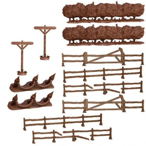 Mantic Games: Terrain Crate - Fences And Hedgerows,RPG (D&D и др.) / D&D / Pathfinder терен / карти