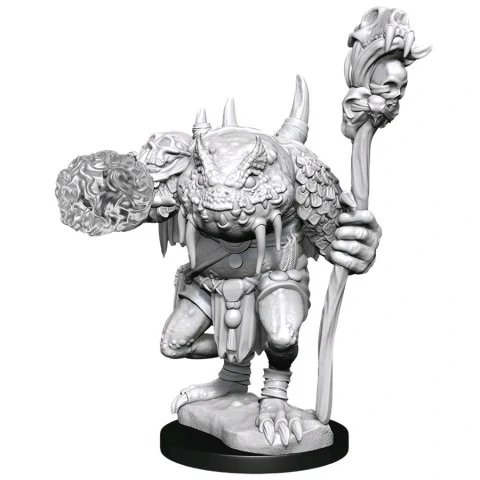 Dungeons & Dragons Nolzur`s Marvelous Unpainted Miniatures: Wave 11 Green Slaad,RPG (D&D и др.) / D&D Миниатюри