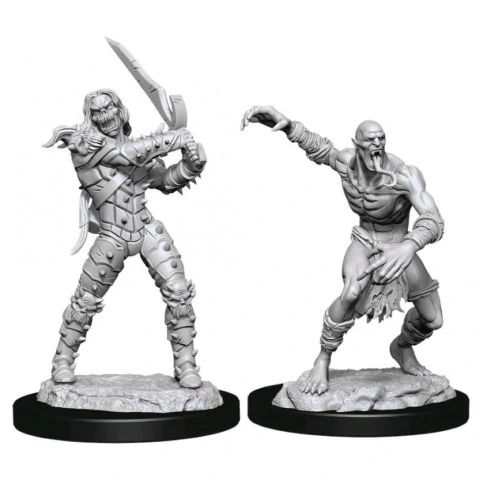 Dungeons & Dragons Nolzur`s Marvelous Unpainted Miniatures: Wave 11 Wight & Ghast,RPG (D&D и др.) / D&D Миниатюри
