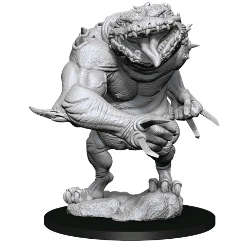 Dungeons & Dragons Nolzur`s Marvelous Unpainted Miniatures: Wave 12.5 Blue Slaad,RPG (D&D и др.) / D&D Миниатюри