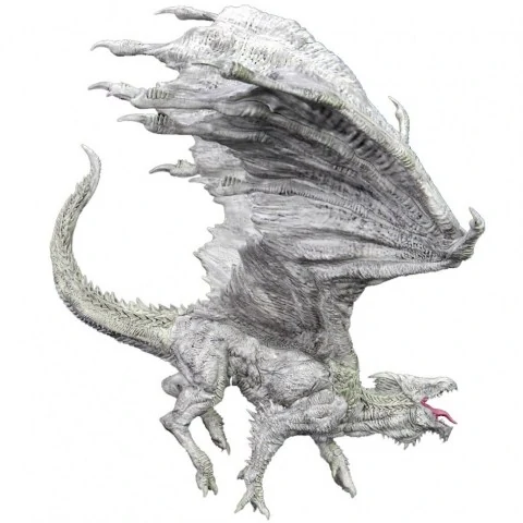 Dungeons & Dragons Fantasy Miniatures: Icons of the Realms - Adult White Dragon Premium Figure,RPG (D&D и др.) / D&D Миниатюри / Icons of the Realms