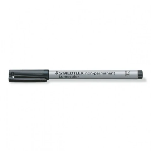 Маркер за дъска Staedtler Lumocolor Non-Permanent Wet Erase Universal Black Medium Line Pen,RPG (D&D и др.) / D&D аксесоари