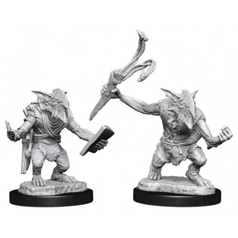 Magic: The Gathering Unpainted Miniatures: Wave 1 Goblin Guide & Goblin Bushwhacker,RPG (D&D и др.) / D&D Миниатюри