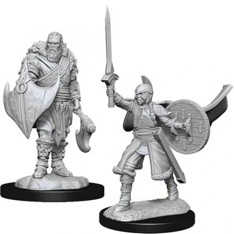 Magic: The Gathering Unpainted Miniatures: Wave 2 Kaldheim Human Berserkers,RPG (D&D и др.) / D&D Миниатюри