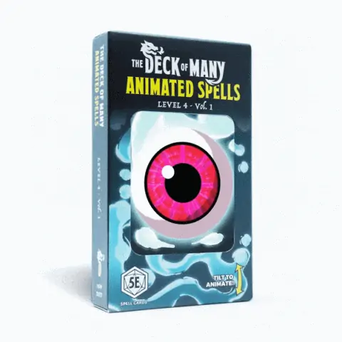 Dungeons & Dragons RPG 5th Edition: The Deck of Many Animated Spells Level 4,RPG (D&D и др.) / D&D аксесоари