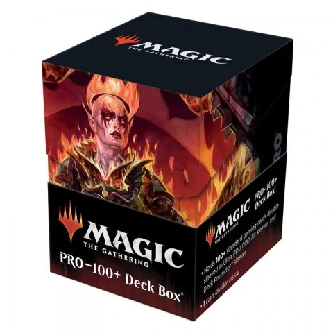 Ultra Pro Magic: The Gathering - Adventures in the Forgotten Realms: Zuriel, Archduke of Avernus Deck Box (100+) вКутии за карти