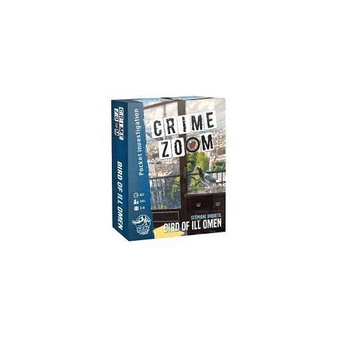 Crime Zoom: A Bird of Ill Omen (2020) - детективска настолна игра,LKYCRZR02EN