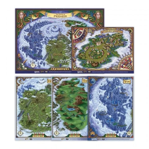 Dungeons & Dragons RPG 5th Edition: The Wild Beyond the Witchlight Map Set,RPG (D&D и др.) / D&D / Pathfinder терен / карти
