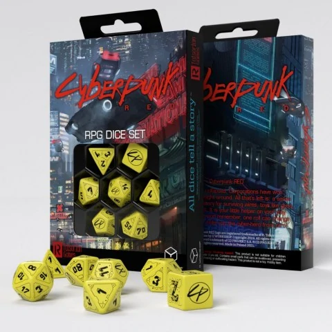 Cyberpunk Red RPG: Danger Zone Dice Set,RPG (D&D и др.) / D&D Зарове