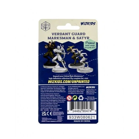 Dungeons & Dragons Critical Role Unpainted Miniatures: Wave 2 Verdant Guard Marksman & Satyr,RPG (D&D и др.) / D&D Миниатюри
