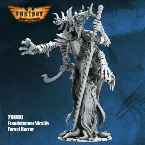 First Legion: 28mm Fraudstenner Wraith - Forest Horror Resin Figure Kit (3),RPG (D&D и др.) / D&D Миниатюри